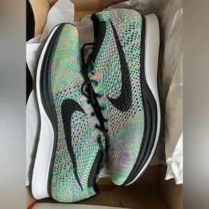 Nike Colorful Flyknit Running Shoes - Women’s 9 / Men’s 7.5